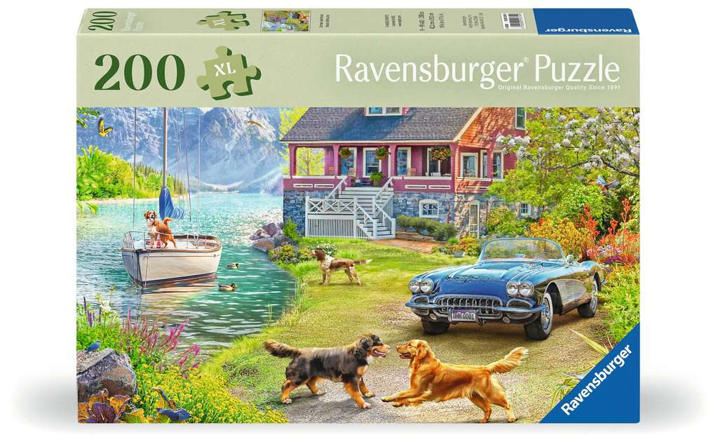 Puzzle 200 pièces - Summer lake house
