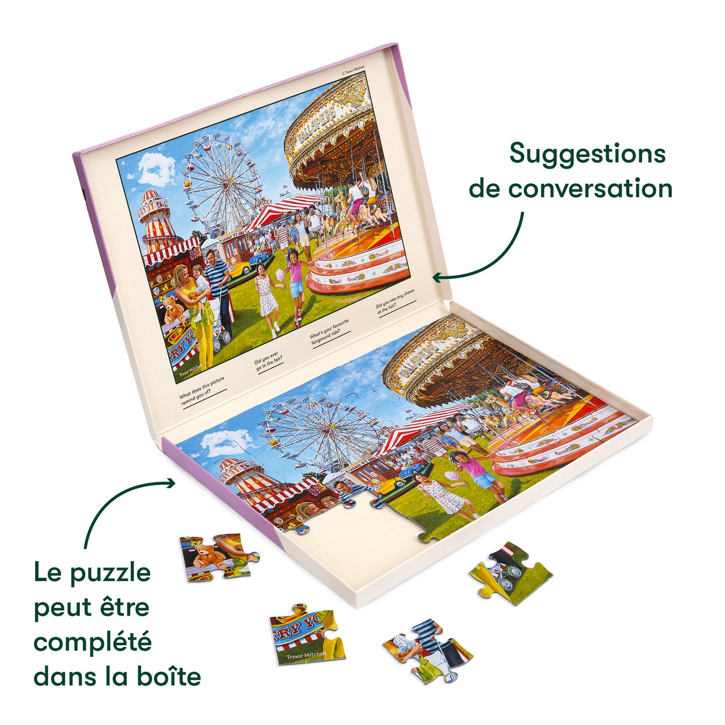 Puzzle 35 pièces - Parc d'attraction