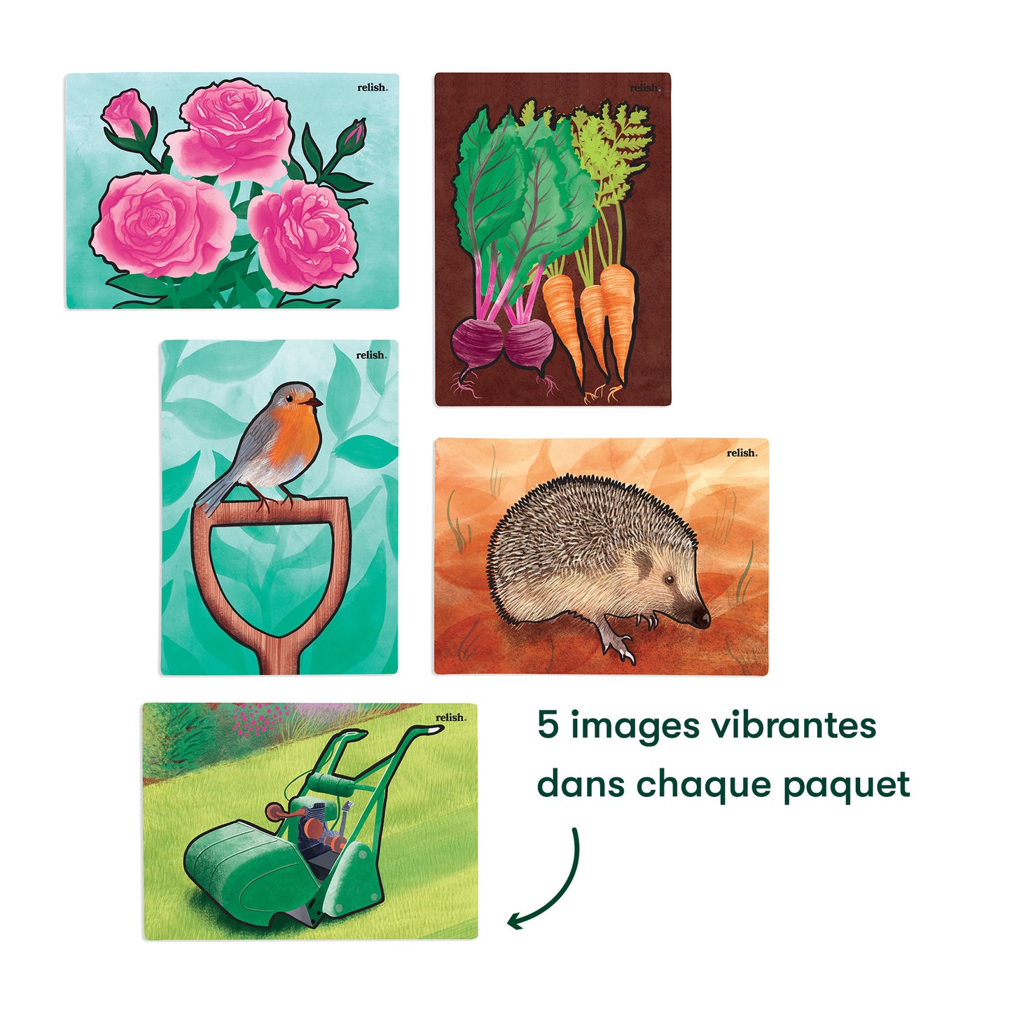 Peinture à l'eau - Merveilles du jardin