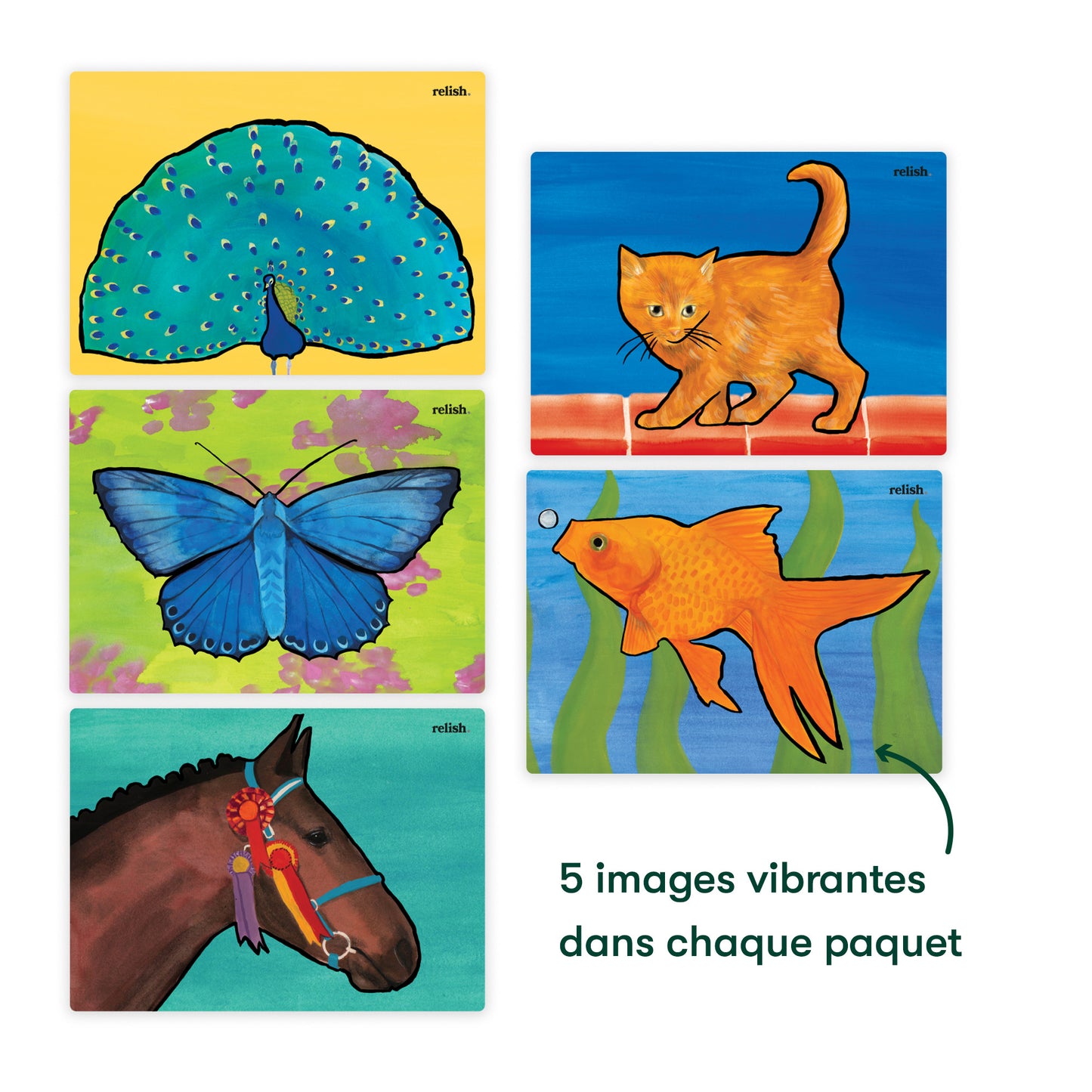 Peinture à l'eau - Magnifiques Animaux