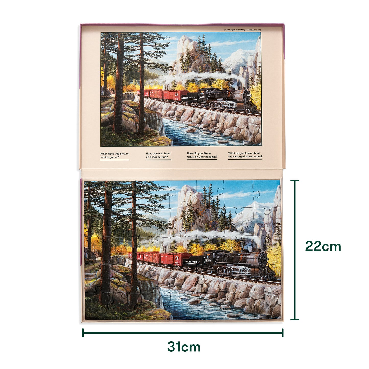 Puzzle 35 pièces - Steam Train