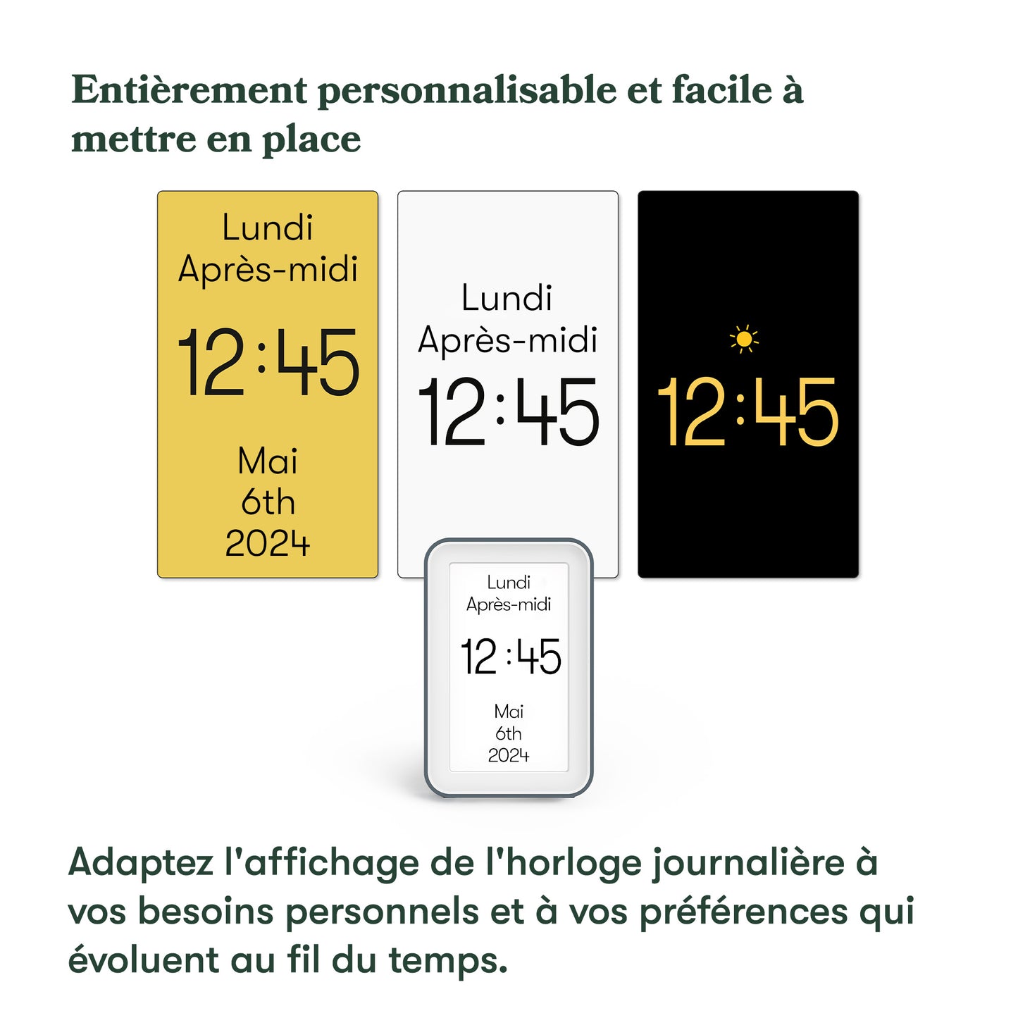 Day Connect - Horloge pour démence