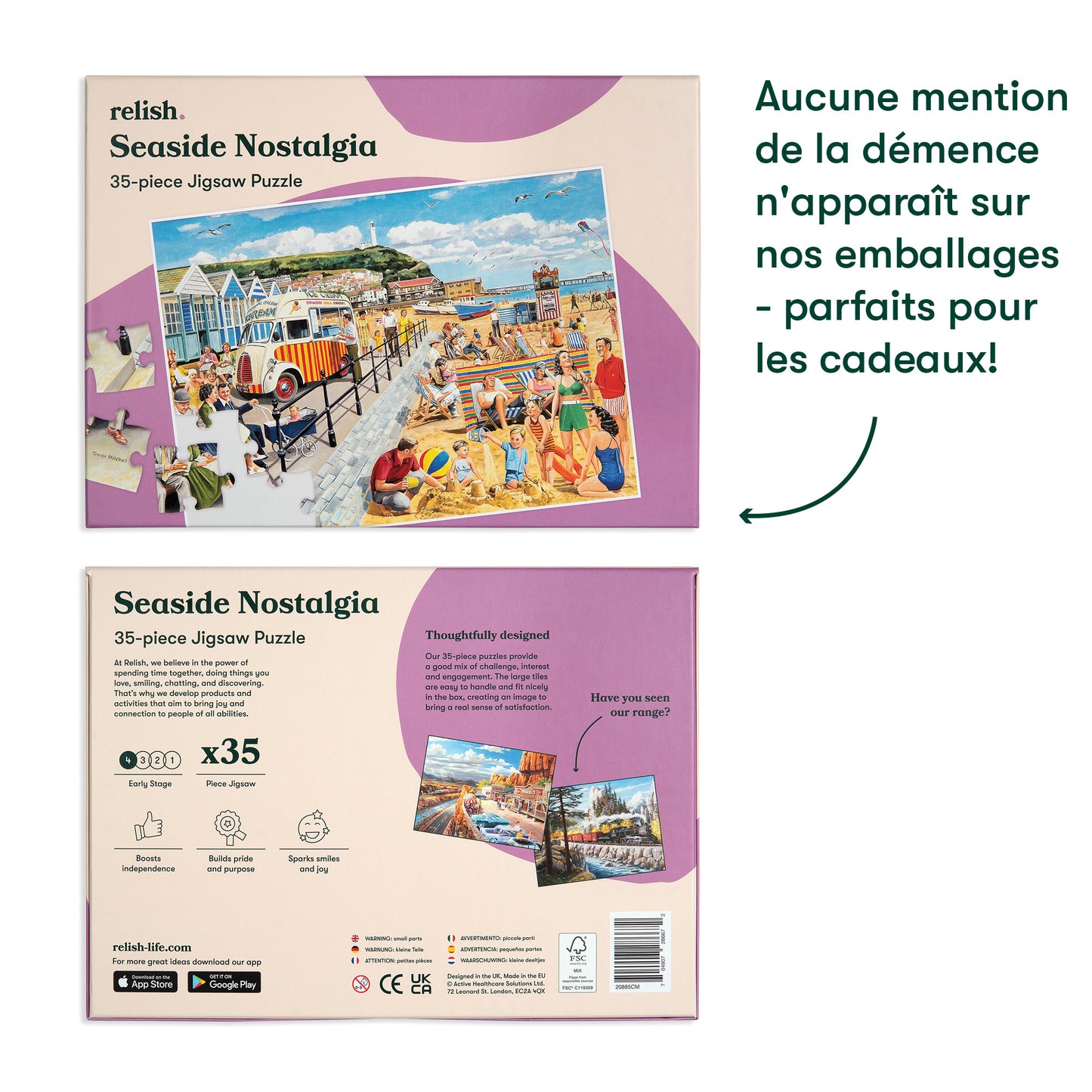 Puzzle 35 pièces - Seaside Nostalgia