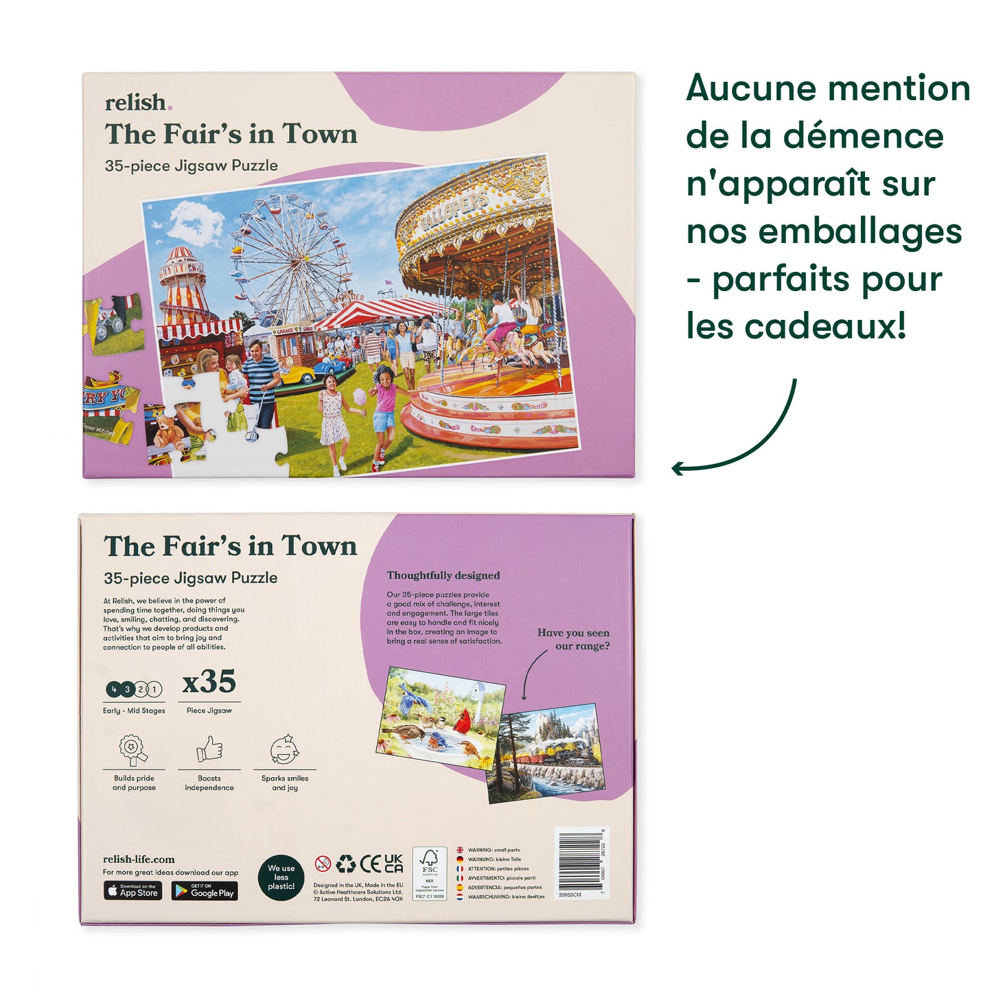 Puzzle 35 pièces - Parc d'attraction