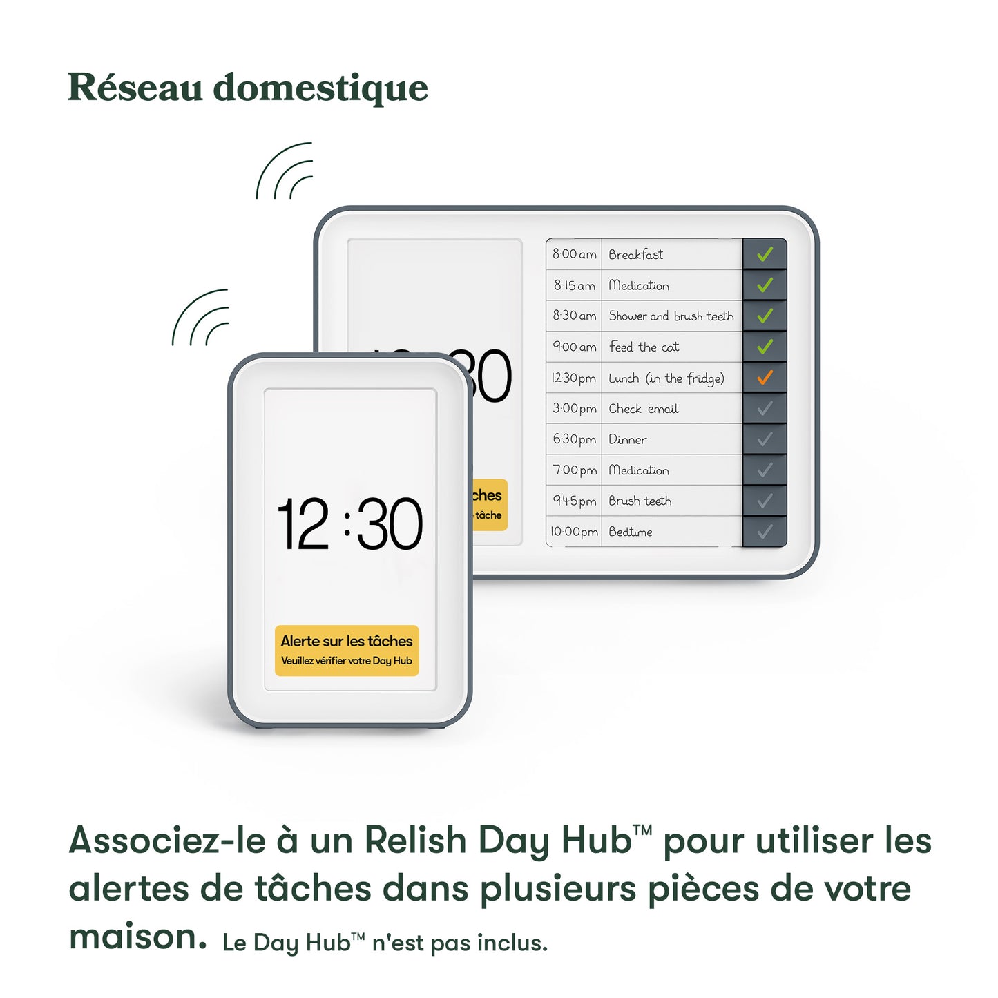 Day Connect - Horloge pour démence