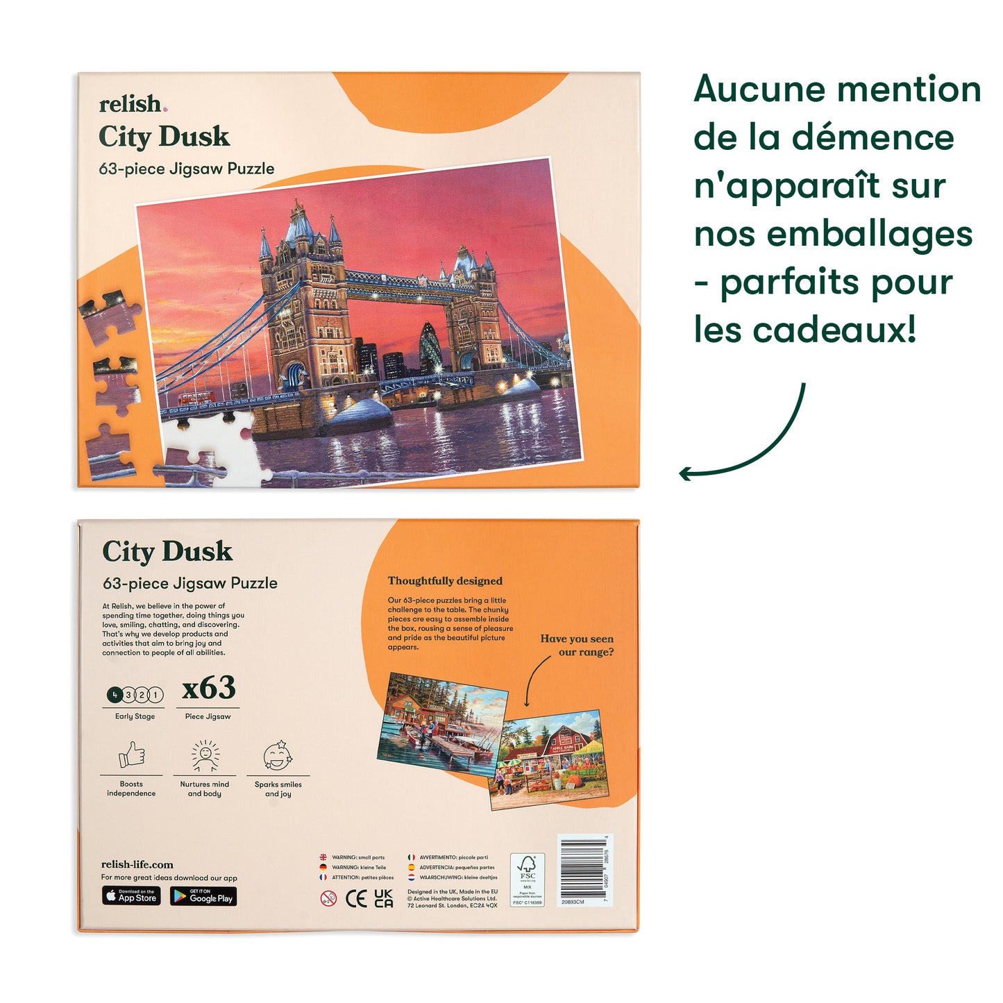 Puzzle 63 pièces - City Dusk