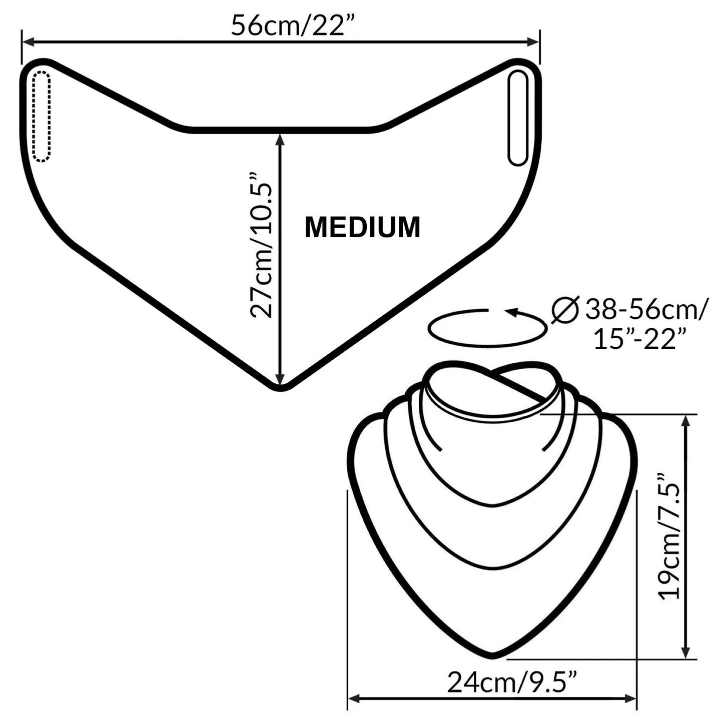 Bavette foulard