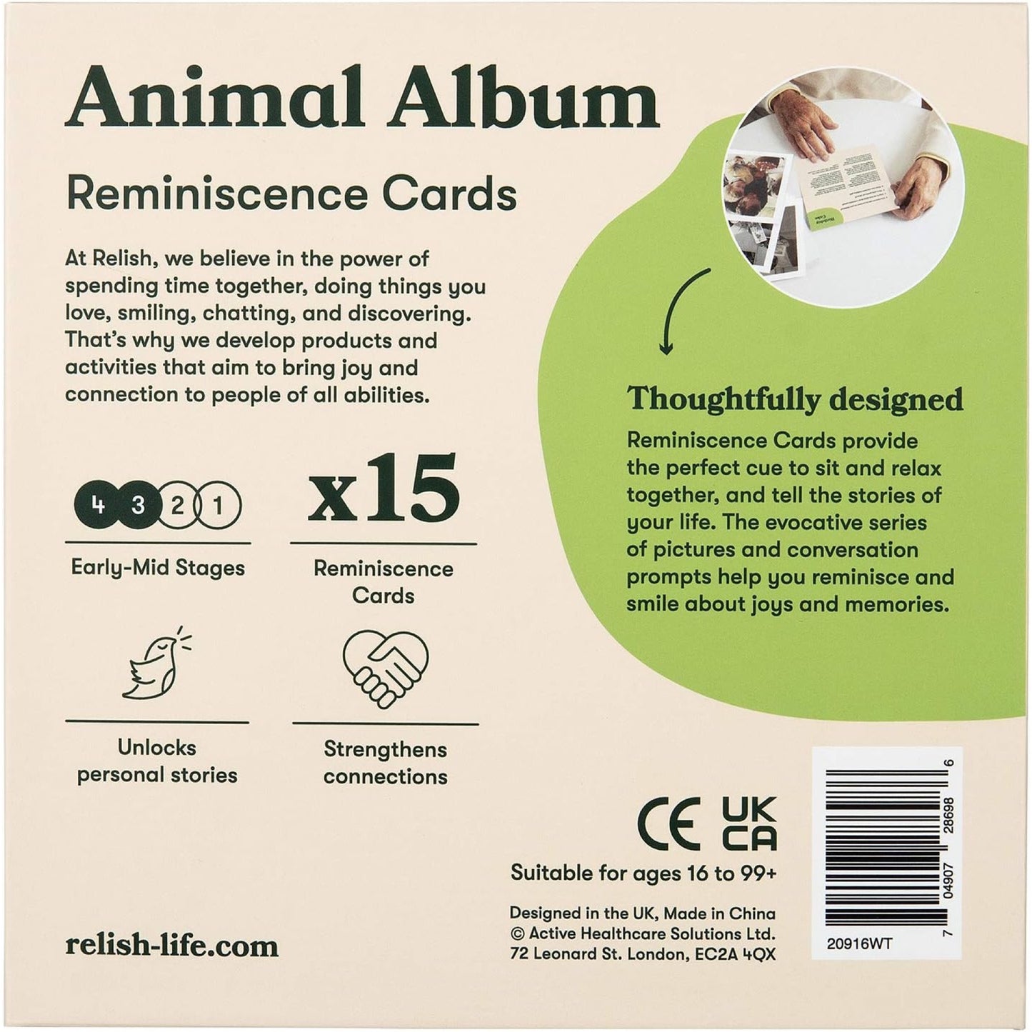 Cartes de souvenirs - Animaux (anglais)