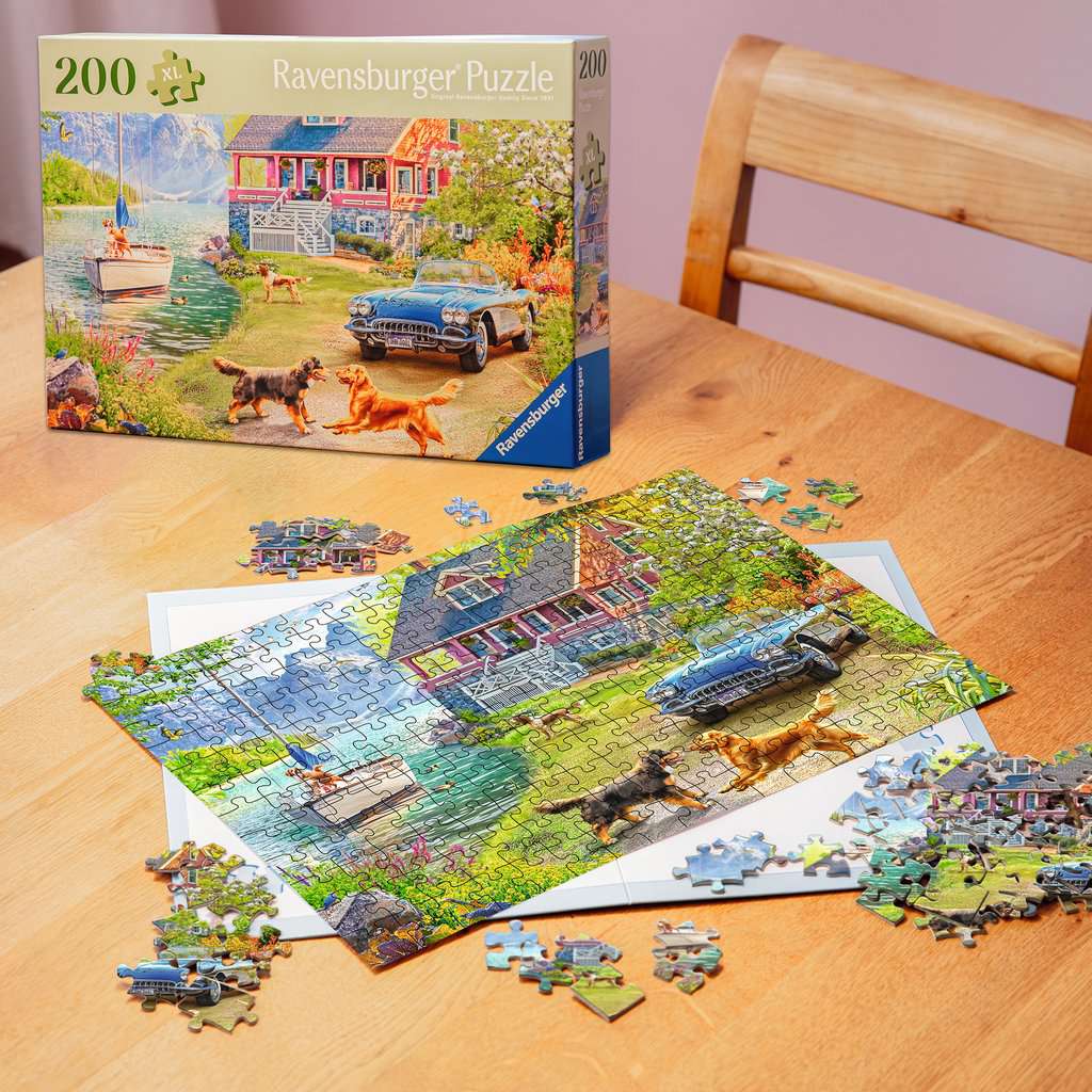 Puzzle 200 pièces - Summer lake house