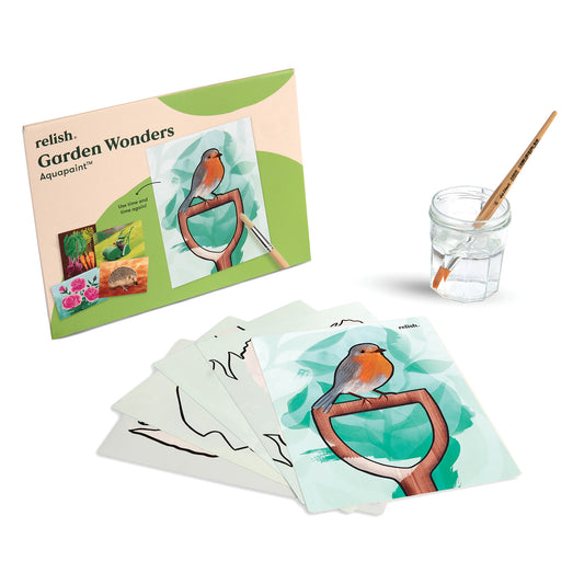 Peinture à l'eau - Merveilles du jardin