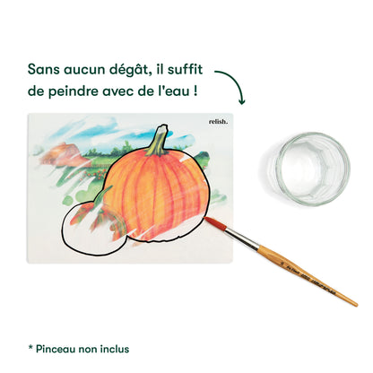 Peinture à l'eau - Souvenirs à la ferme