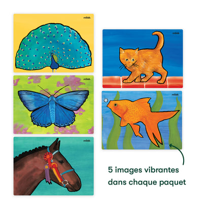 Peinture à l'eau - Magnifiques Animaux