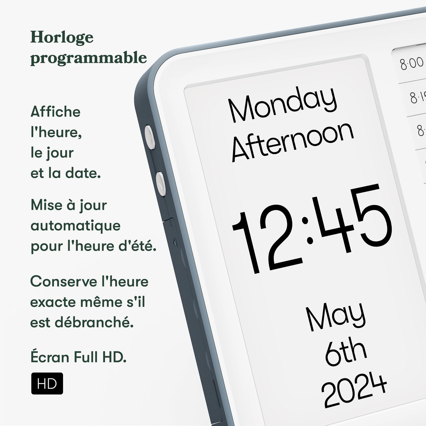 Day Hub - Horloge avec alertes de tâches