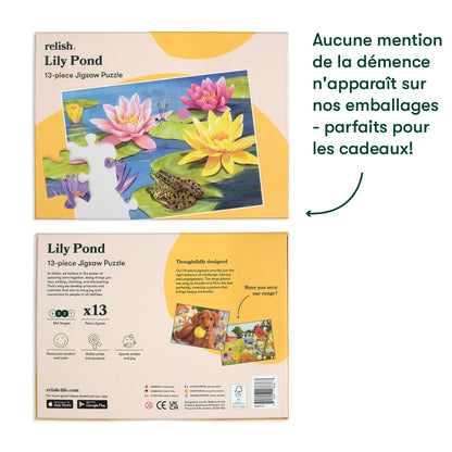 Puzzle 13 pièces - Lily Pond