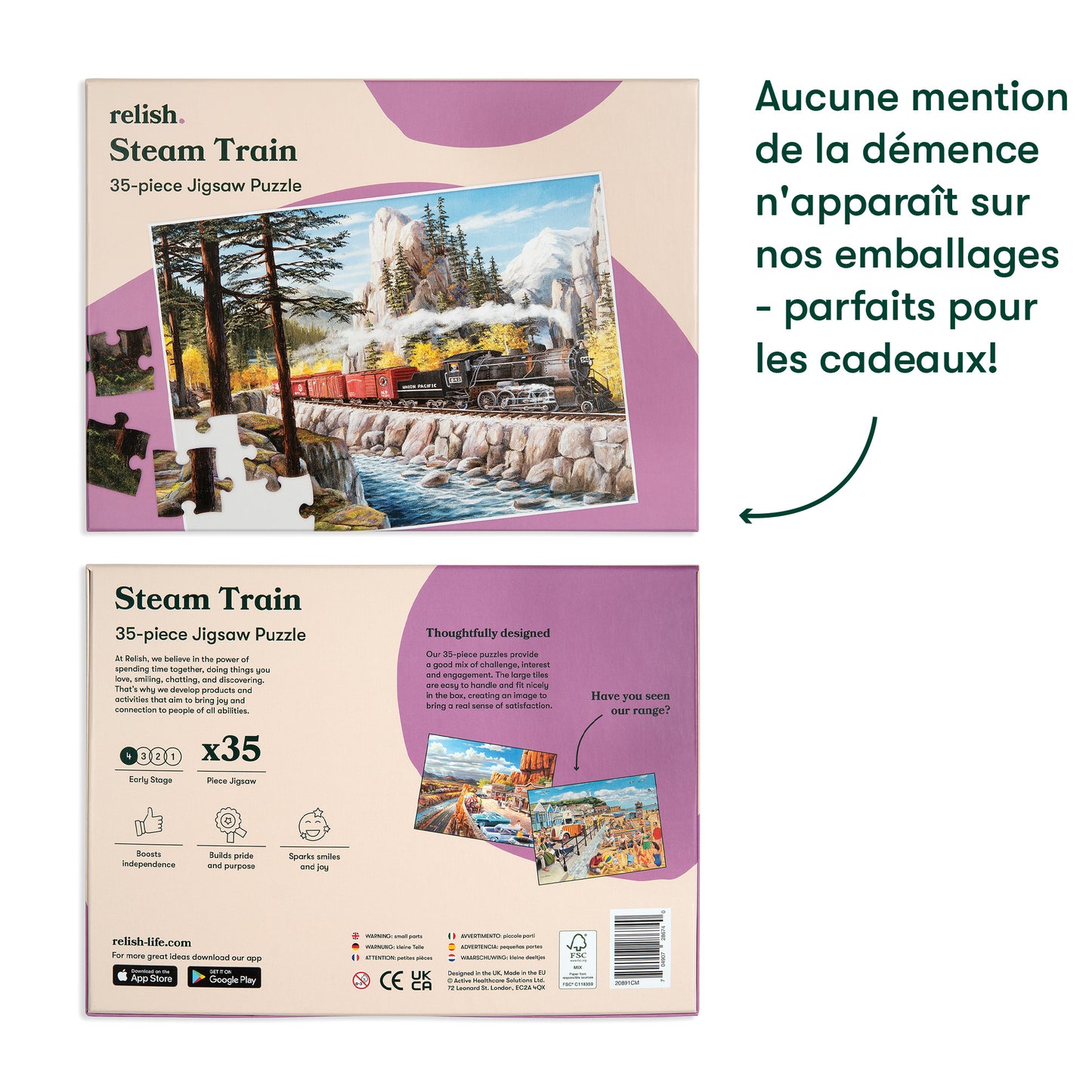 Puzzle 35 pièces - Steam Train