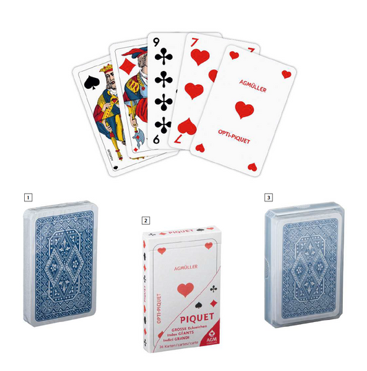 Jeu de carte OPTI - Jass Piquet