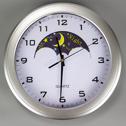 Horloge murale Soleil et Lune