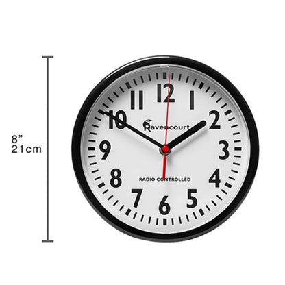 Horloge murale radiocommandée très lisible