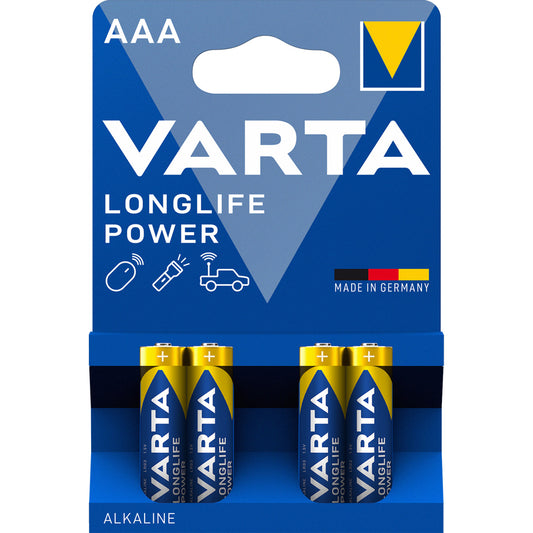 4 Piles Varta Longlife Power AAA