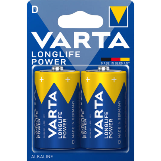 2 Piles Varta Longlife Power D