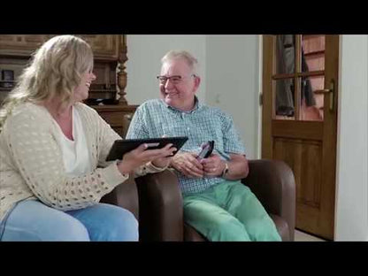 DayClock Generations 10 Blanche - Horloge avec jours de la semaine, date et heure, agenda et vidéo