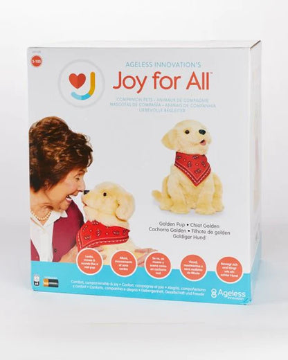 Peluche Chien Interactif pour personnes âgées - Beige