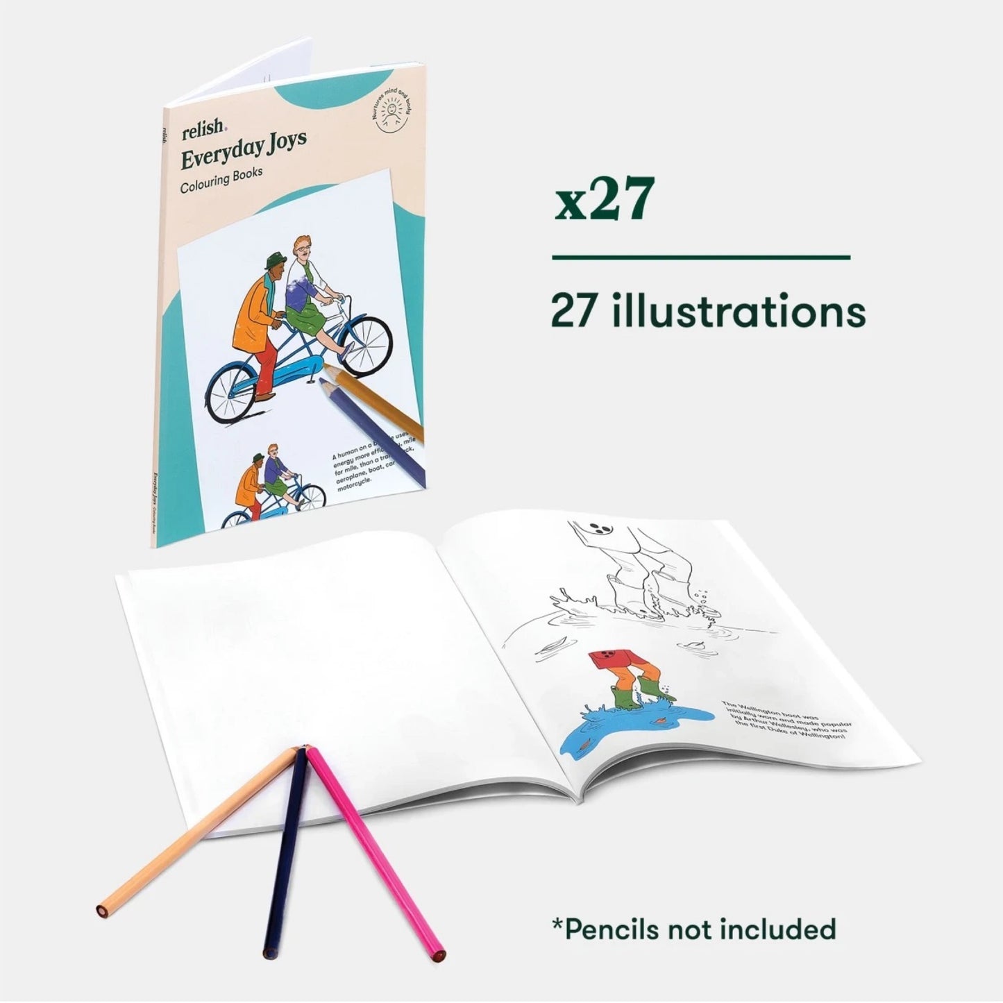 Livre de coloriage - Joies quotidiennes